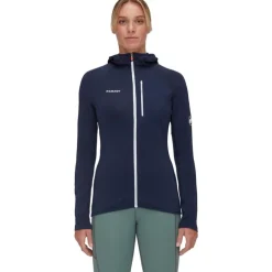 Aenergy Light ML Hooded Jacket Women Marine