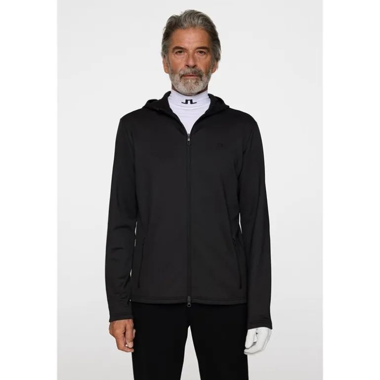 Aerial Full Zip Hood Black