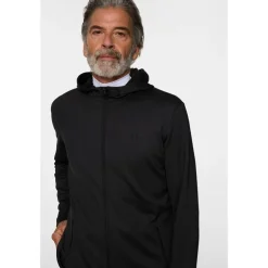 Aerial Full Zip Hood Black