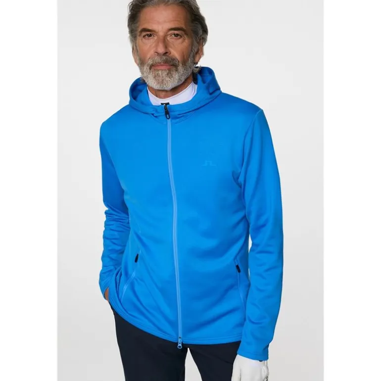 Aerial Full Zip Hood Sonic Blue