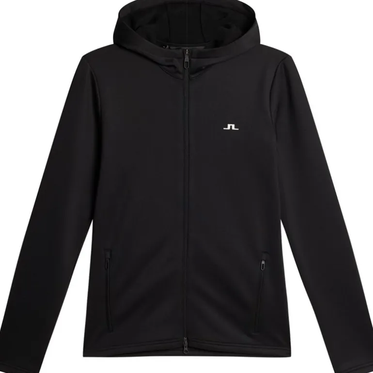 Aerialle Zip Hood Black