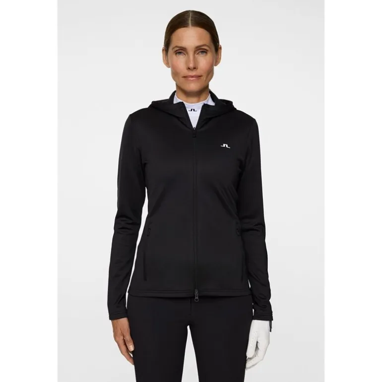 Aerialle Zip Hood Black