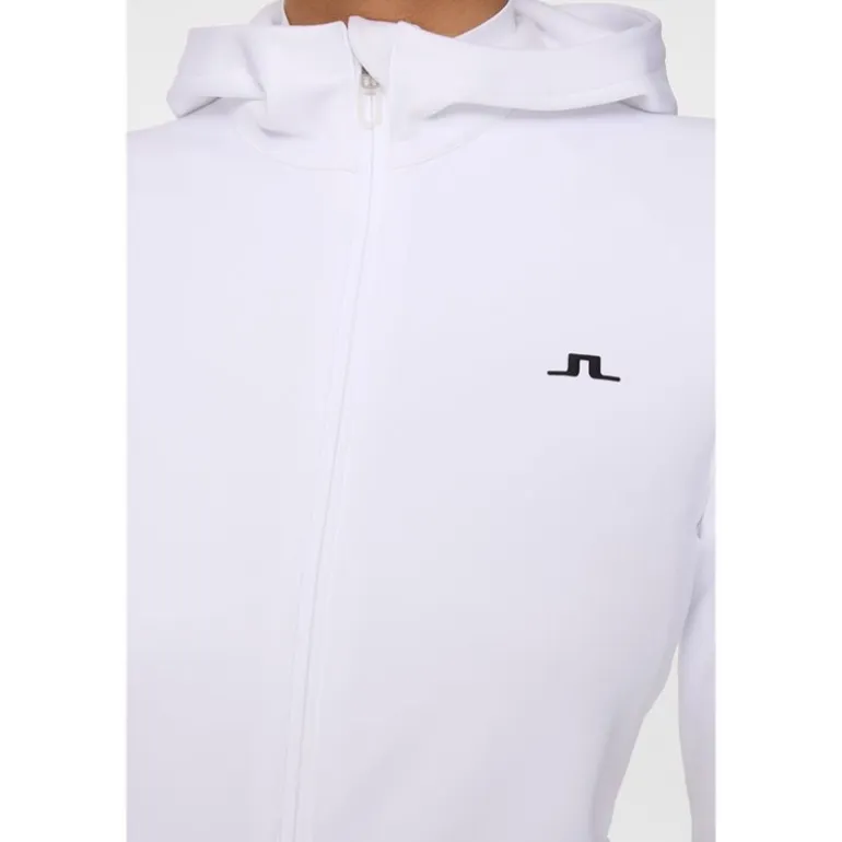 Aerialle Zip Hood White