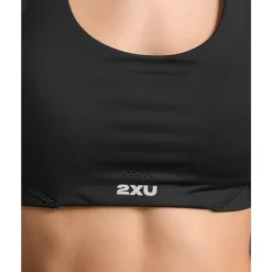 Aero Mesh Medium Impact Bra Black/Silver Reflective