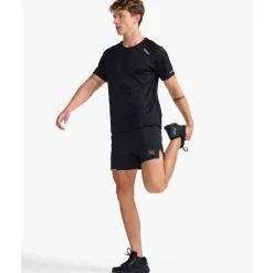 Aero Tee Black/Silver Reflective