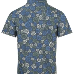AirExchange UPF 40 Camp Novelty SS Shirt Thunderhead Multi Fossil