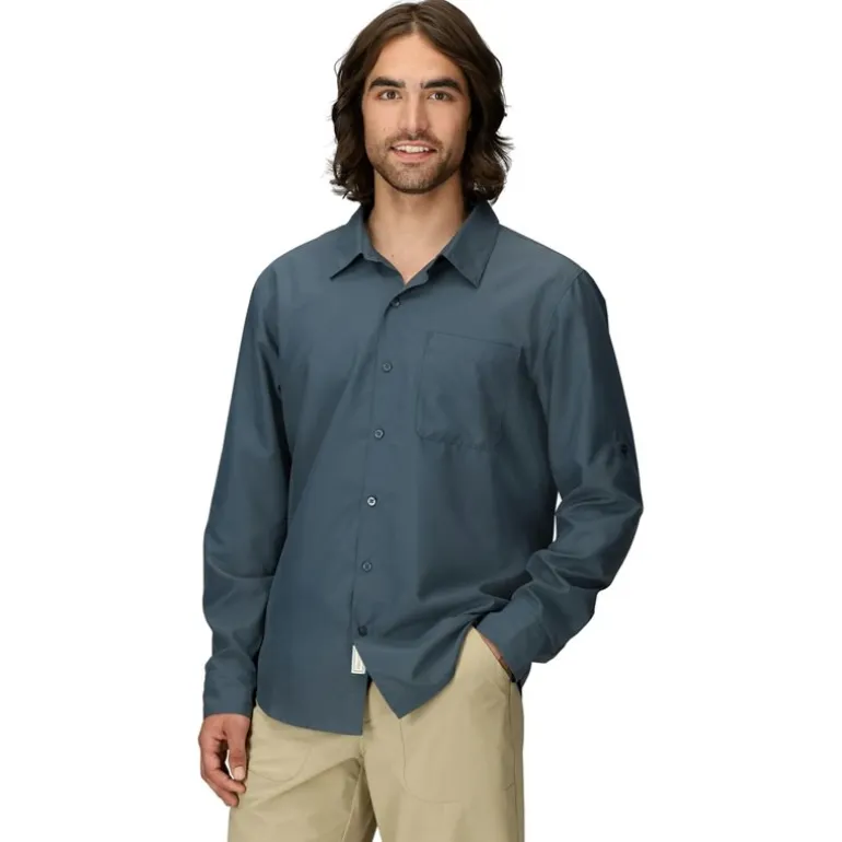 AirExchange UPF 40 LS Shirt Thunderhead
