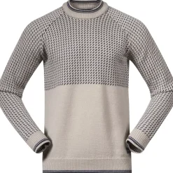 Alvdal Wool Jumper Men Sandstone/Navy Blue