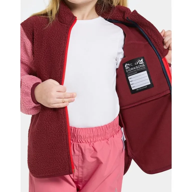 Anten Kids Fullzip Anemon Red
