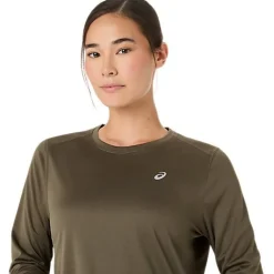 Asics Core Ls Top Dark Olive