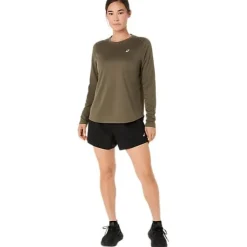 Asics Core Ls Top Dark Olive
