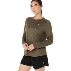 Asics Core Ls Top Dark Olive