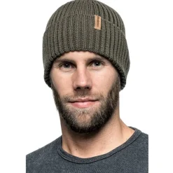 Beanie Rib Pine Green