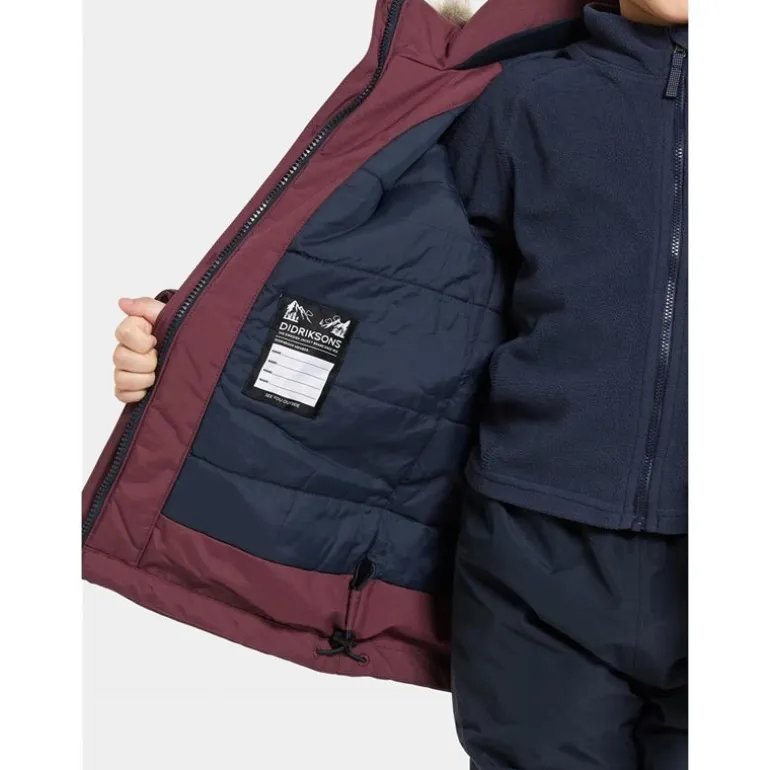 Bjärven Kids Parka 4 Anemon Red