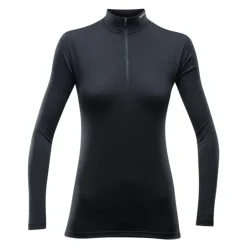 Breeze Woman Half Zip Neck Black