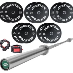 Bumperpaket 170 kg, Skivstångsset Bumper