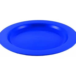 Campingtallrik, flat blue