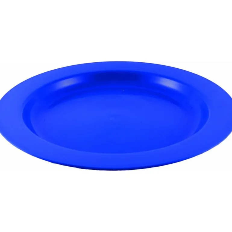 Campingtallrik, flat blue