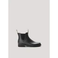 Chelsea Classic Wool Rubber Boots Black