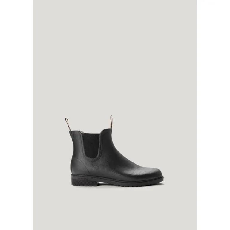 Chelsea Classic Wool Rubber Boots Black