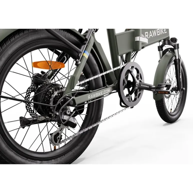 City Elcykel Camo Green