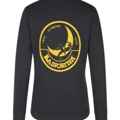 Climbing on the Moon Sweatshirt W Carbon/Giallo