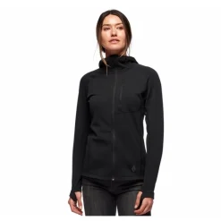 Coefficient Fleece Hoody Women Black