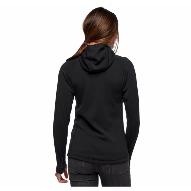 Coefficient Fleece Hoody Women Black