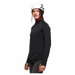 Coefficient Fleece Hoody Women Black