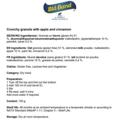 Crunchy Granola With Apple And Cinnamon