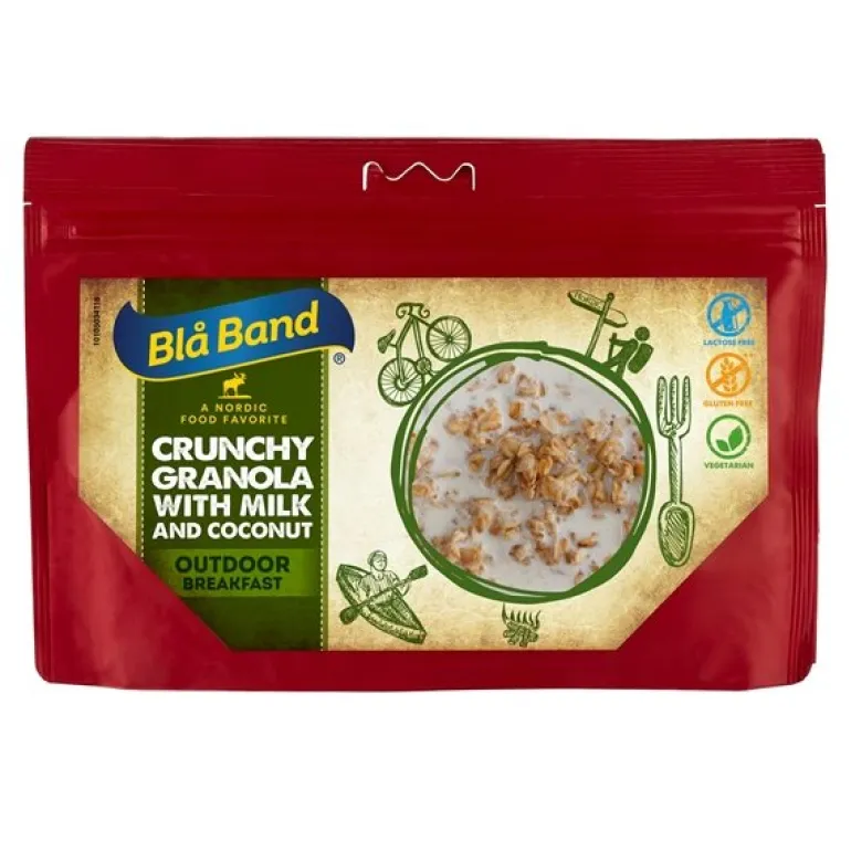 Crunchy Granola With Milk And Coconut