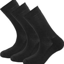 Daily Merino Medium Sock 3Pk Black