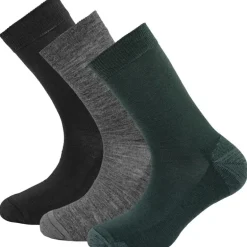 Daily Merino Medium Sock 3Pk Woods Mix