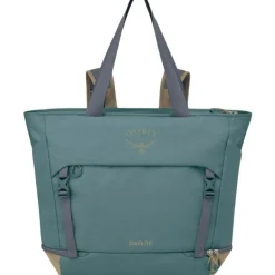 Daylite Large Tote Cascade Blue/Latte Brown