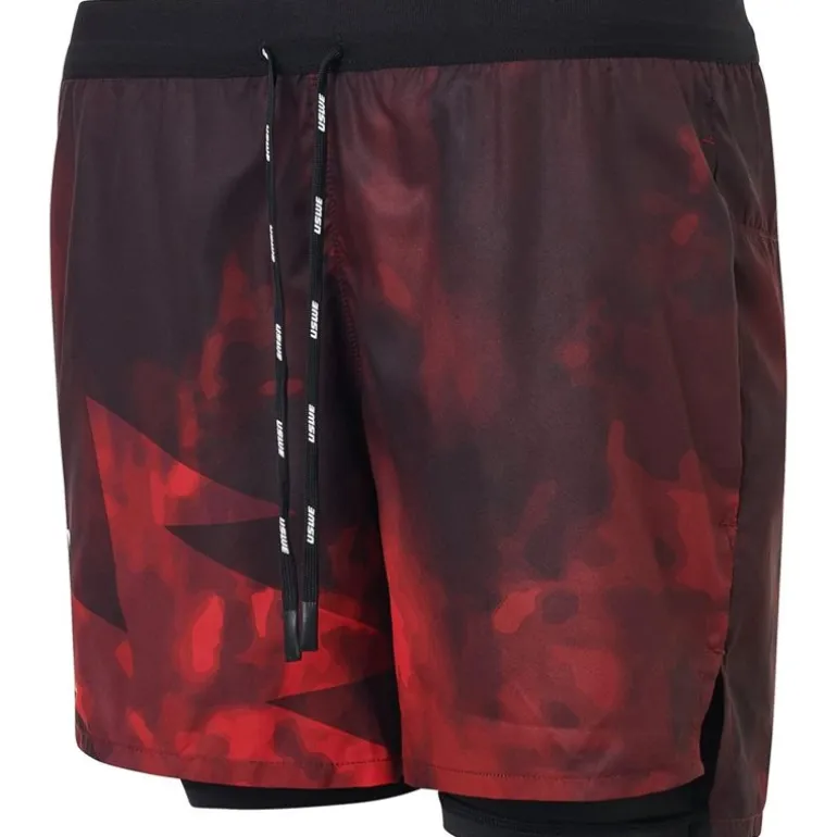 Dimma Trail Running Shorts Women Flame Red