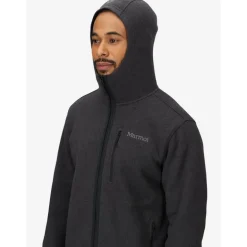 Drop Line Full Zip Hoody Black Heather