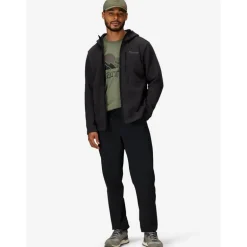 Drop Line Full Zip Hoody Black Heather