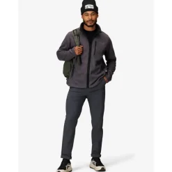 Drop Line Jacket Black Heather