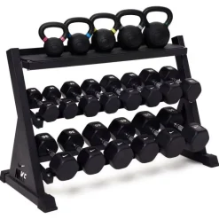 Dumbbell & Kettlebell Storage Rack, Förvaring hantlar