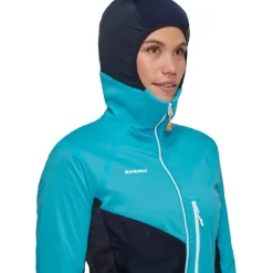 Eiger Speed ML Hybrid Half Zip Hoodie Wo Sky/Night