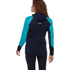 Eiger Speed ML Hybrid Half Zip Hoodie Wo Sky/Night