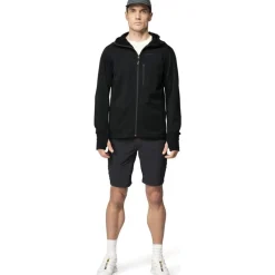 Explorer Merino Hooded Jkt Man Black
