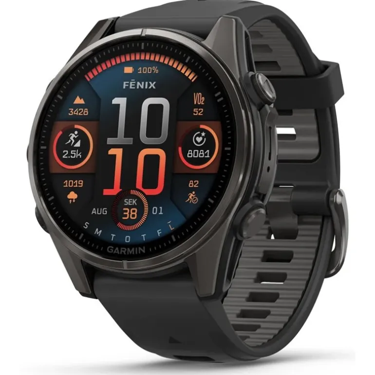 fenix 8 43mm.AMOLED.Saphire Black