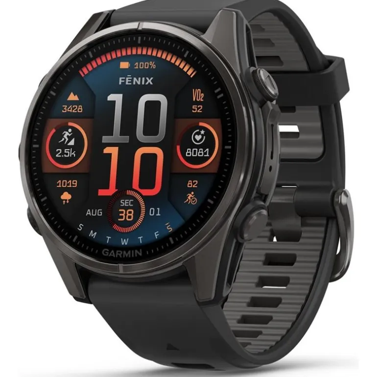 fenix 8 43mm.AMOLED.Saphire Black
