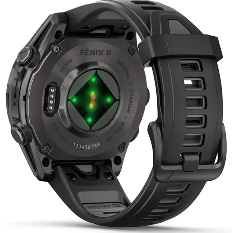fenix 8 43mm.AMOLED.Saphire Black