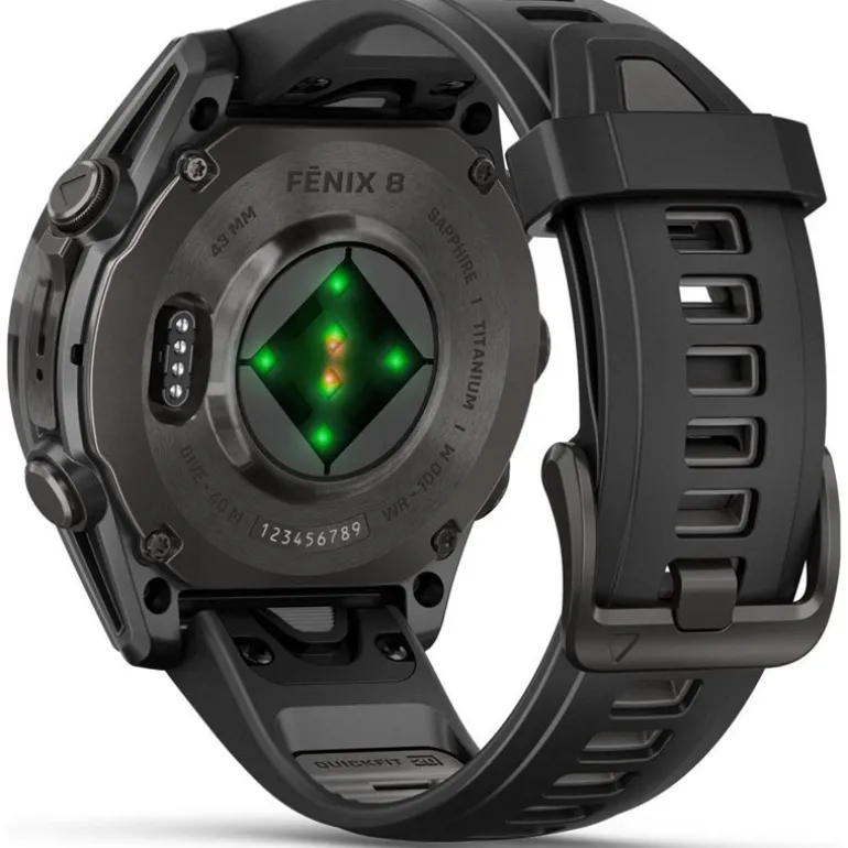 fenix 8 43mm.AMOLED.Saphire Black