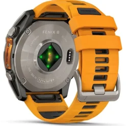 fenix 8 51mm.AMOLED.Saphire Silver/Orange
