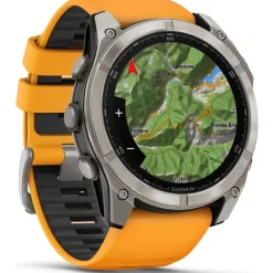 fenix 8 51mm.AMOLED.Saphire Silver/Orange