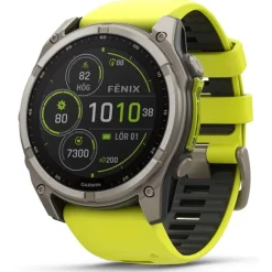 fenix 8 51mm.Saphire Solar Silver/Yellow