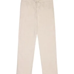 Fig Loose Linen Pants Light Feather Gray